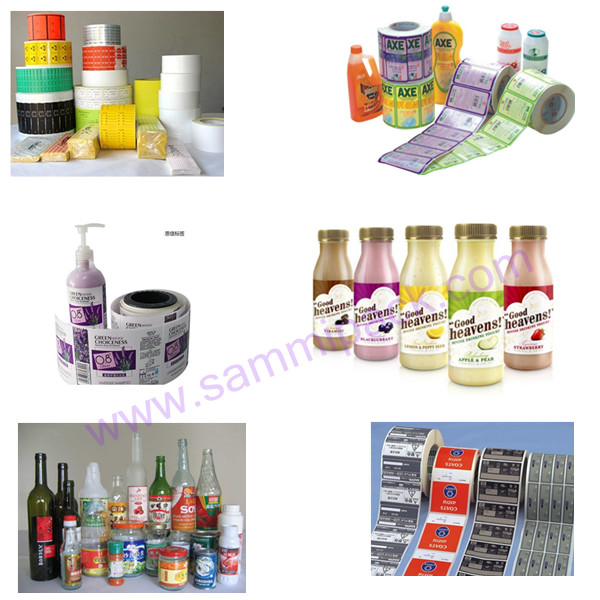 Automatic labeling machine for round bottle